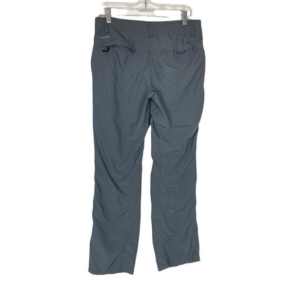 COLUMBIA Omni-Shade Hiking Pants Gray Size 8 Short B38-4 - Picture 2 of 9